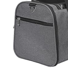 Soft-Sided Cat/Dog/Pet Carrier, Collapsible Pets Travel Carriers for Big Cats/Small Dogs with Shoulder Strap & Removable Mat, Mesh Puppy Carry Bag, Up to 16 Lbs