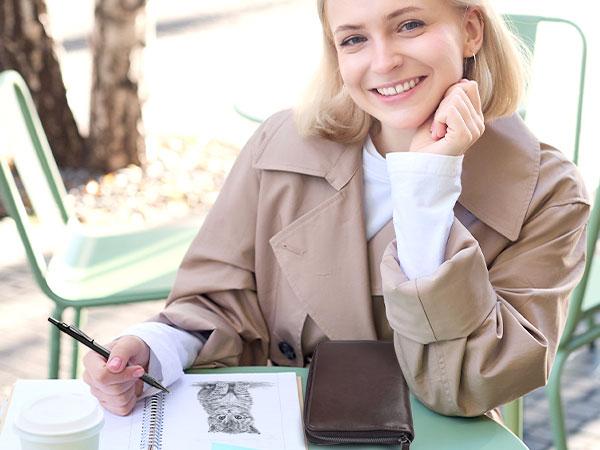 Nicpro 45Pack Black & Silver Metal Mechanical Pencil Set in Leather Case, Art Drafting Pencil 0.5, 0.7, 0.9 mm, 2mm Lead Holders for Sketching Drawing With 27 Tube (6B 4B 2B HB 2H 4H Colors)Lead Refill