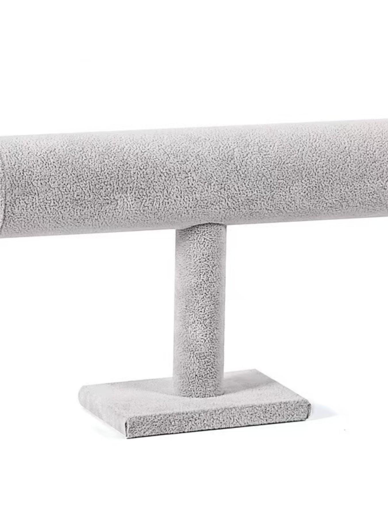 1pc Velvet Single Layer Three-Tier Bracelet Stand, Jewelry Display Rack, Watch Wristband Hairband Organizer, Jewelry Props Showcase