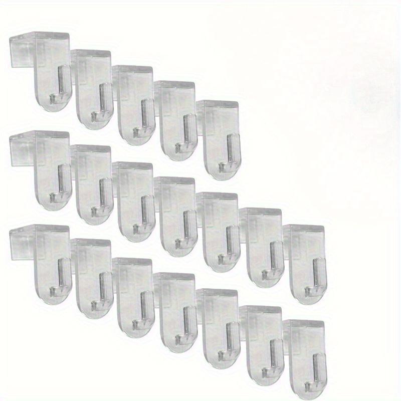 8pcs Window Hooks, Decorative Hooks, Hangers, Transparent,  Suitable for Windows with A Maximum Folding, Perfect for Window Decoration