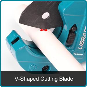 Libraton PVC Pipe Cutter, Up to 2-1/2", Ratchet Pipe Cutter Heavy-Duty, Pex Cutting Tool for Cutting PEX, PVC, PPR Plastic Hoses and Plumbing Pipe