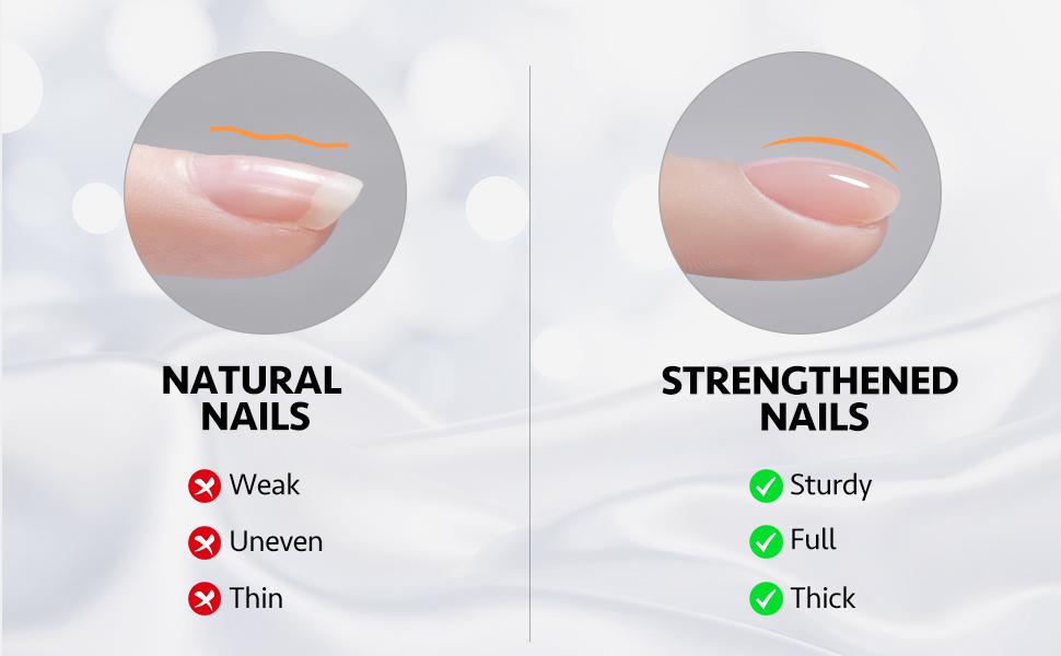 GAOY Clear Builder Gel for Nails, 16ml Nail Strengthener in a Bottle, Nail Extension Hard Gel, Soak Off Long Lasting UV Gel, Base Coat Top Coat Needed GAOY Clear Builder Gel for Nails, 16ml Nail Strengthener in a Bottle, Nail Extension Hard Gel, Soak Off Long Lasting UV Gel, Base Coat Top Coat Needed