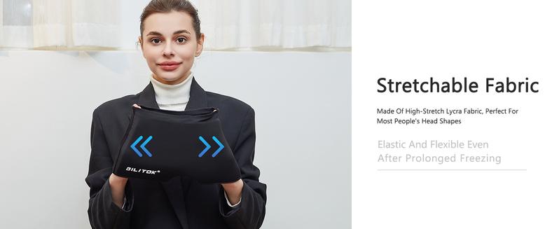 Migraine Headache Relief Cap, Gel lce Head Wrap for Tension and Stress Relief.Suitable for Home breaks, before sleep, office