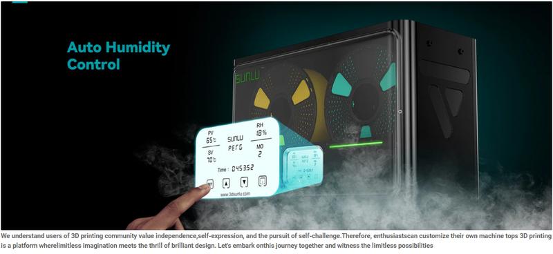 SUNLU Filadryer S4,Four-Spool 3D Printer Dehydrator with Rapid Heating, Auto Humidity Control Advanced Triple Fan Upgrade,Compatible with PLA,PETG,ABS,TPU,PA SUNLU Filadryer S4,Four-Spool 3D Printer Dehydrator with Rapid Heating, Auto Humidity Control Advanced Triple Fan Upgrade,Compatible with PLA,PETG,ABS,TPU,PA