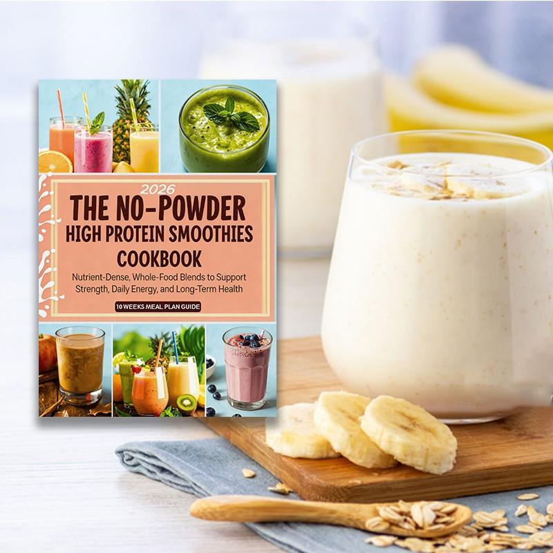 The No-Powder High Protein Smoothies Cookbook 2026: Nutrient-Dense, Whole-Food Blends to Support Strength, Daily Energy, and Long-Term Health