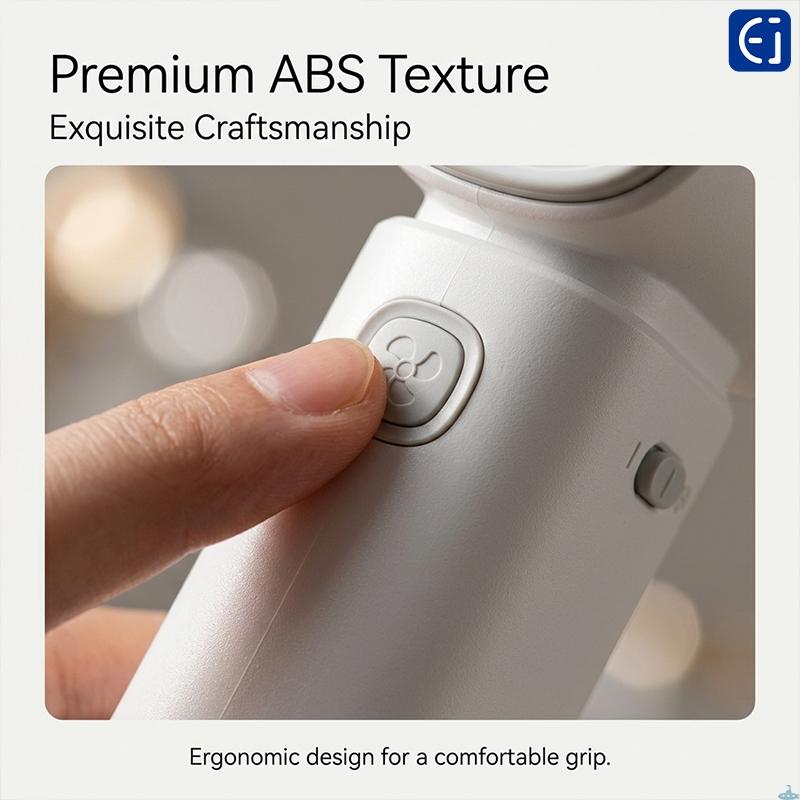 199-Speed Turbo Handheld Fan for Women Men Kids Students Office Workers Travelers Commuters Campers 3600mAh Long Battery Life Ultra-Quiet Portable USB-C Digital Display Summer Must-Have