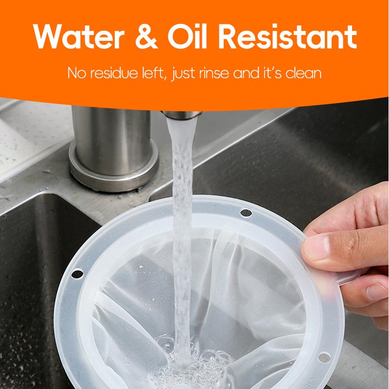 100/200/300/400 Mesh Nylon Sieve with Handle for Juice, Fine Mesh Strainer , Durable Easy Clean Filter,Soy Milk, Tea, Coffee & Kitchen Use