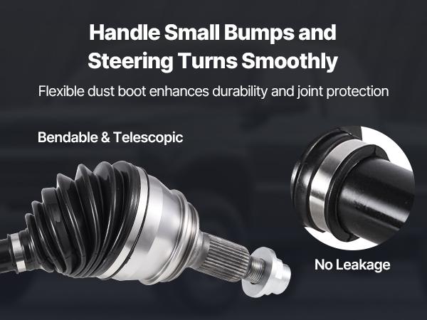 VEVOR CV Axle Shaft Assembly, 2 Pieces Front Left Right (Driver and Passenger Side), Automotive Replacement Axles Pair Compatible with 1999-2006 Chevrolet Silverado 1500, Alloy Steel Carbon Steel