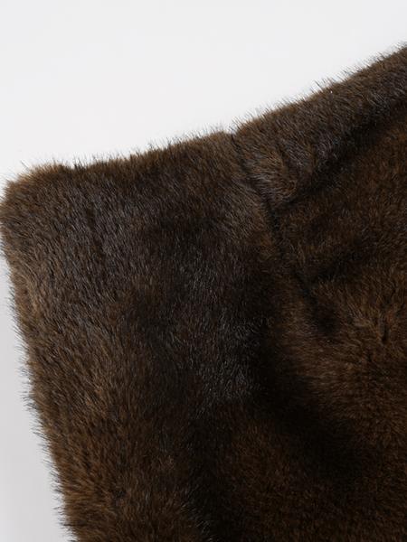 Sexy Bodycon Ruched Skirt, Faux Fur Pleated Half Skirt, Slim Fit High Waist Design, Perfect for Evening Wear & Parties