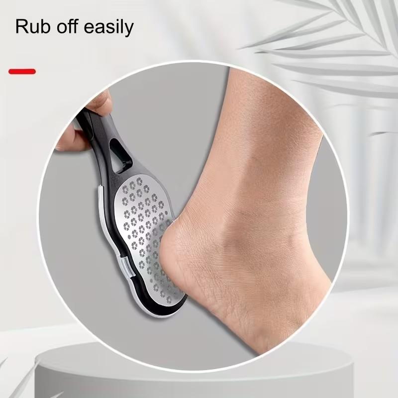 Professional Stainless Steel Foot Care Tools, Dry Cracked Callus Remover, Metal Heel Scraper, 1/2/3 Pieces, Skin Care Essentials