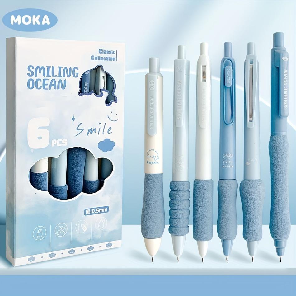 0.5mm Ink Gel Pens, 6pcs Set Stress Relief Dopaamine, Student Writing Pens, Office Stationery Supplies
