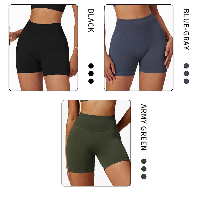 Women's High Waist Sports Shorts, Breathable Comfortable High Stretch Skinny Shorts, Gym Shorts, Ladies Sportswear for Indoor Outdoor Wear, Workout Clothes, Athletic Shorts, Activewear