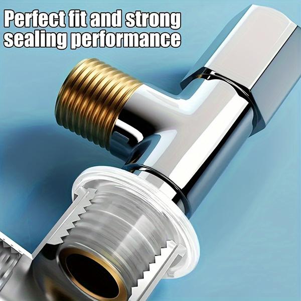 30 Silicone Washers Set, Leak-Proof Rubber Seals for Faucets, Angle Valves, Pipes, Essential Hardware Replacement Kit