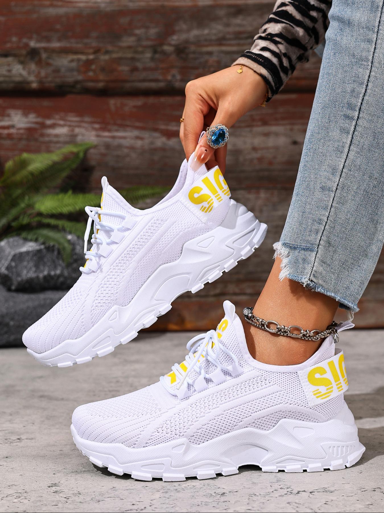 Women's Casual Sport Shoes Fitness Walking Daily Wear Spring Lightweight Low Top Soft Lining Women's Road Running Shoes