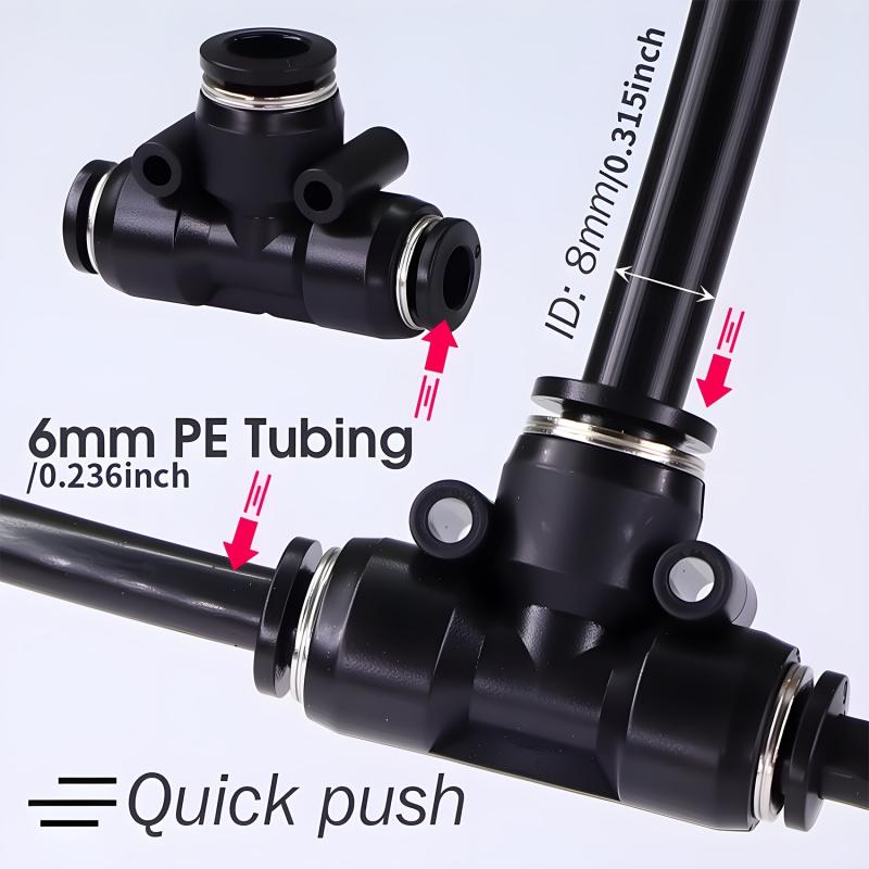 5-30m 1/4 inch 4/6mm garden spray cooling system 360 free bending atomizing nozzle adjustable atomizing sprayer outdoor watering kit