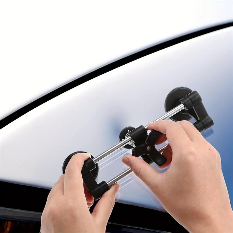 Car Dent Puller Kit, Car Dent Remover, Car Repair Tools, Body Repair Tool with Dual Rods, Ice Scraper, Adjustable Suction Cup, Easy Use Design, High Quality Material