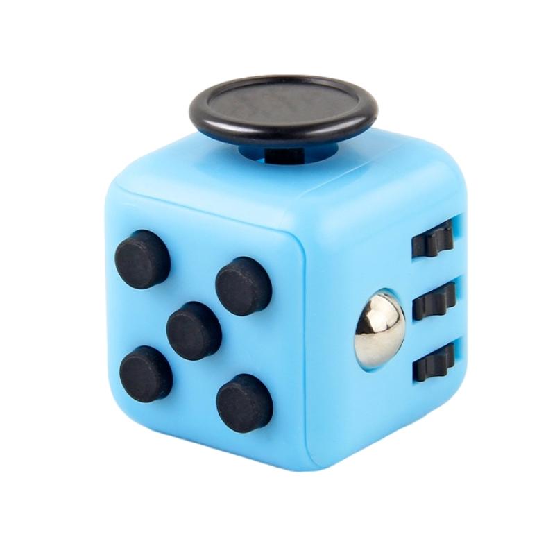 Colorful 6-Sided Press Finger Magic Cube Dice, Novelty Magic Dice Toy, Stress-Relief Fidget Relief Sensory Toy, Fingertip Vent Toy, Gift For Children And Adults, Stress Relief Fidgeting