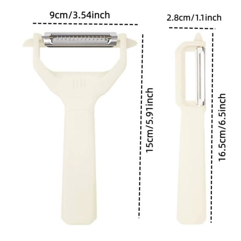 2026 New 2-In-1 Vegetable Peeler, Multi-Functional Peeler and Grater, Kitchen Fruit Peeling Chopping Tool, Essential Cooking Accessory