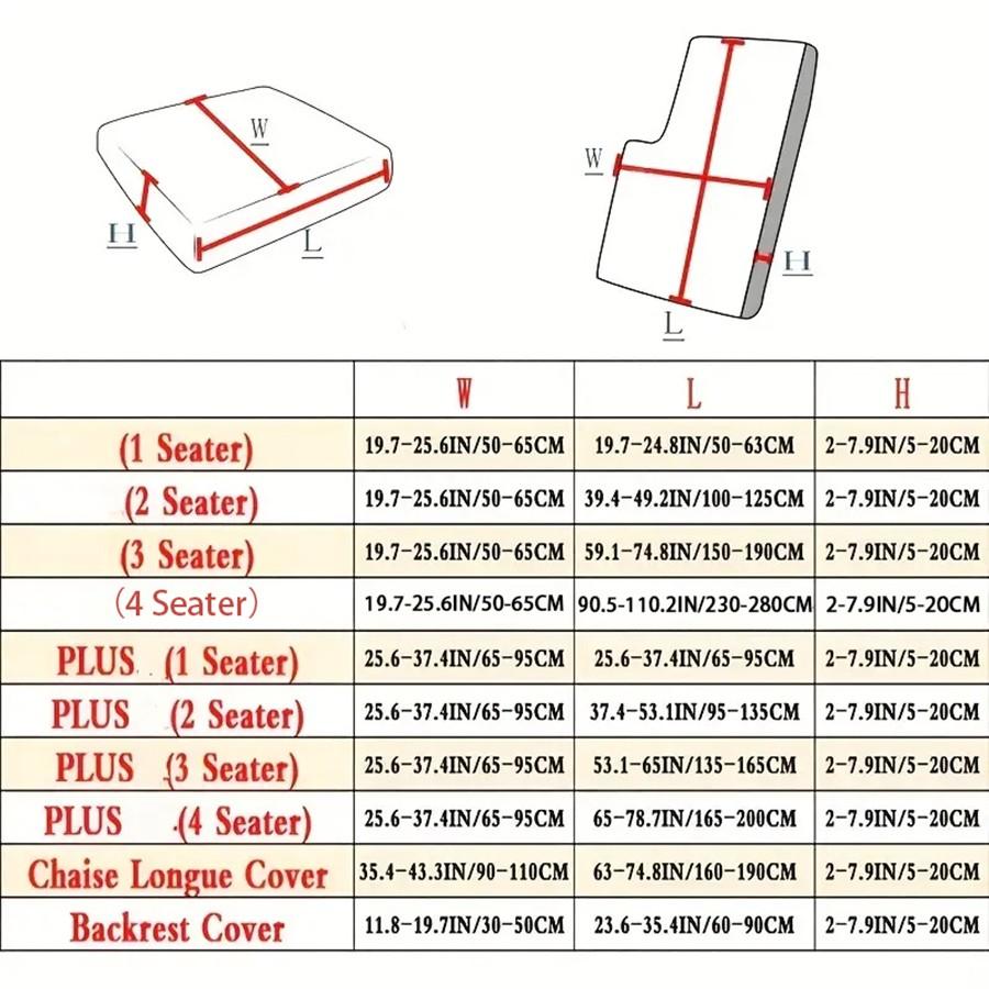 Waterproof Large Leaf Print 3D Stretch Sofa Cushion Cover, All-Season Dustproof Sofa Cover, Pet-Friendly Anti-Scratch Furniture Protector for Dogs & Cats, Ideal for Living Room & Bedroom Home Decor, Parties & Festivals.