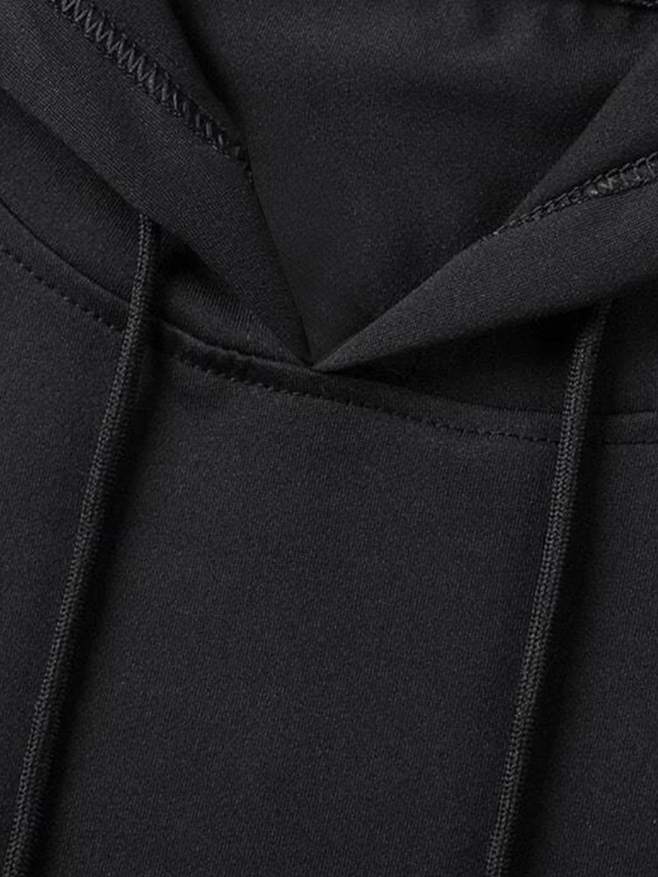 Men's Casual Hooded Vest with Long Pants, Comfortable Fitted Knit Fabric for Fall Season, Stylish Set for Everyday Wear, Activewear