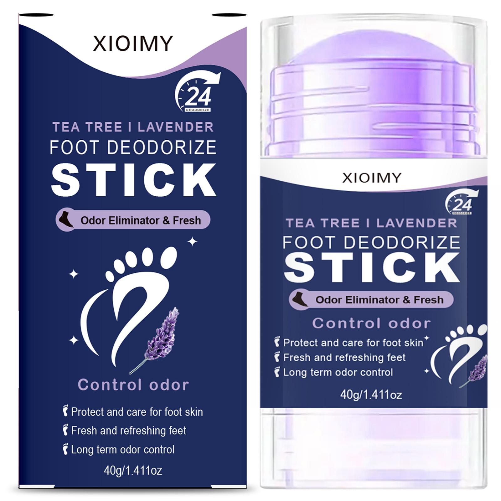 Foot Odor Remover Balm, Foot Odor Eliminator For Feet, Long-Lasting Fresh Scent, Non-Greasy, Mint Fragrance, Unisex, Easy to Use, No Wash Needed, Cleansing & Deodorizing