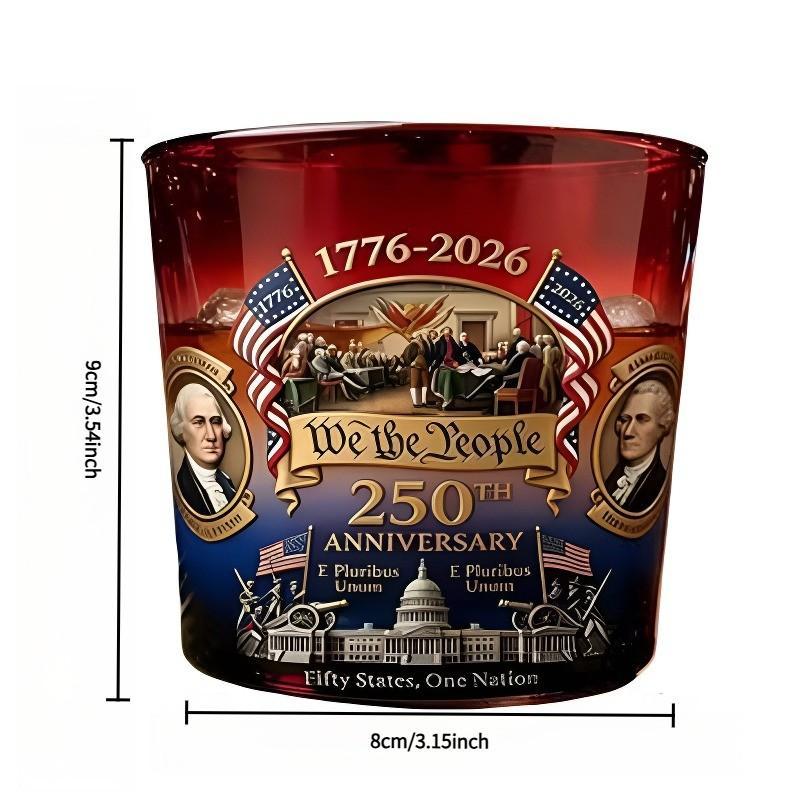 Viral 250th Usa Anniversary Decanter, Patriotic Bar Decor Must-Have, Limited Edition, 250 Years of America, We the People Design