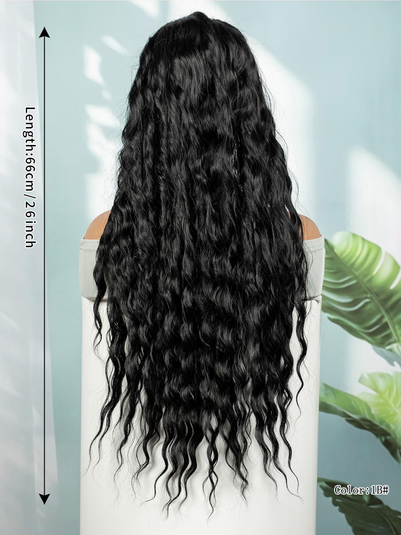 Stunning Knotless Braids Wig, Extra Long & Fluffy Curls, Perfect for Stylish Looks, Easy to Wear, Ideal for Daily Use, Synthetic Curly Wigs, Curly Braided Wigs