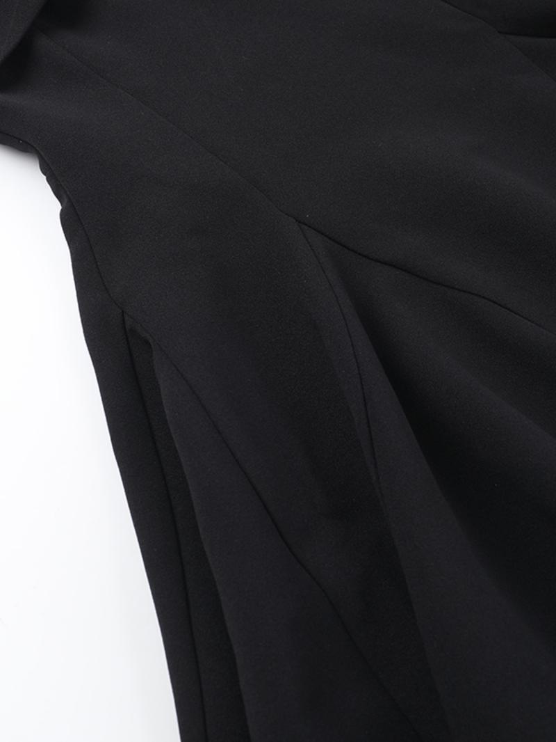 Women's Bow Decor Backless Tube Dress, Fashion Casual Strapless Fit and Flare Dress for Daily Outdoor Wear, Women Dress for Spring Fall