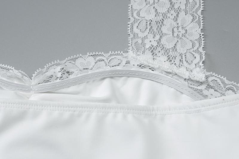 Halter Neck Double Layer Lace A-Line Dress Women's 2025 Summer New Casual Sexy Ruched Bust Party Club Dating Dress Beach Vacation Outfits Vibes Dress