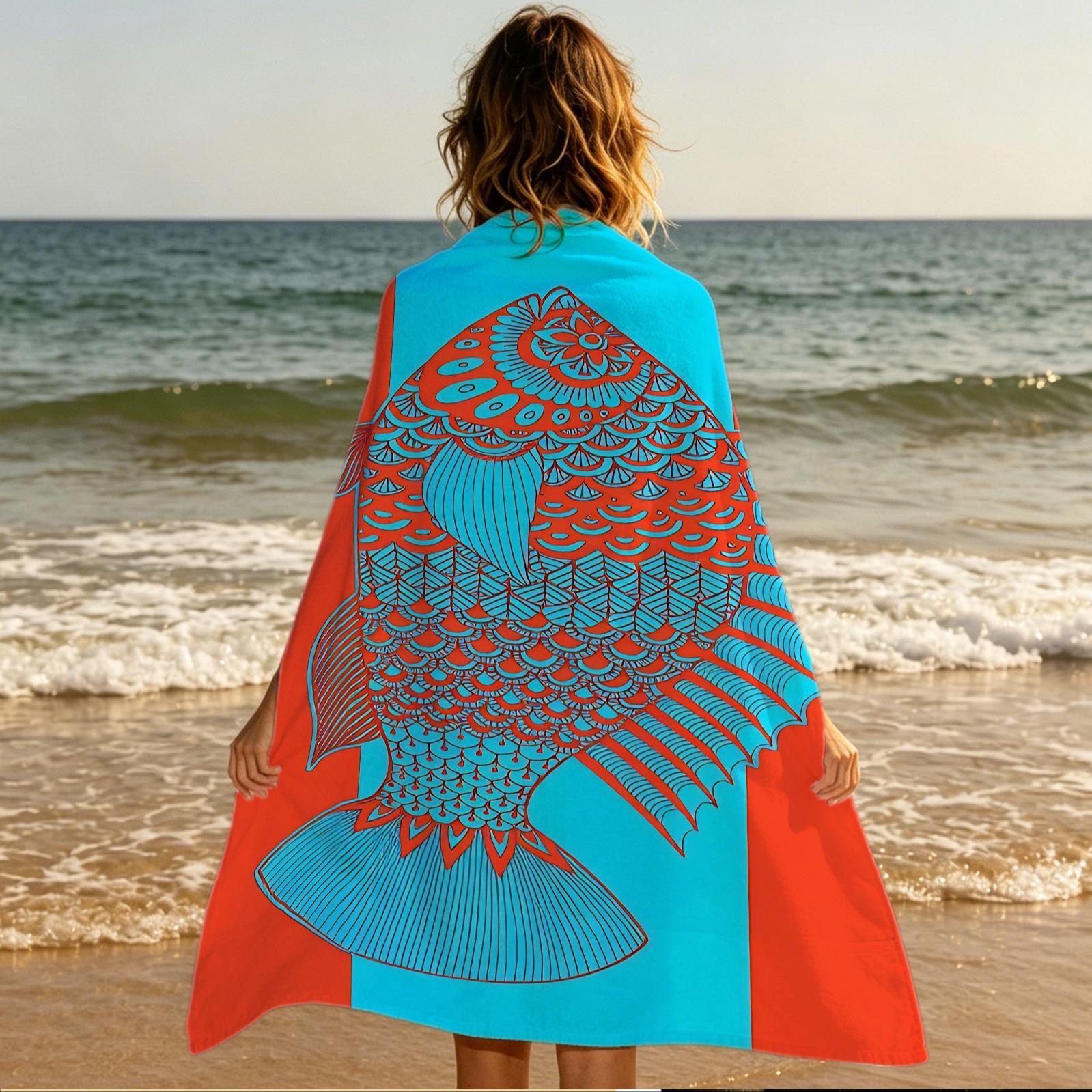 Exotic Tribal‑Style Marine Life Beach Towels, Ethnic‑Style Marine Animal Print Beach Towels, and a Variety of Bohemian‑Patterned Oversized Pool Towels—All Made From Quick‑Drying Microfiber Fabric—to Help You Create a Unique Summer Travel Look