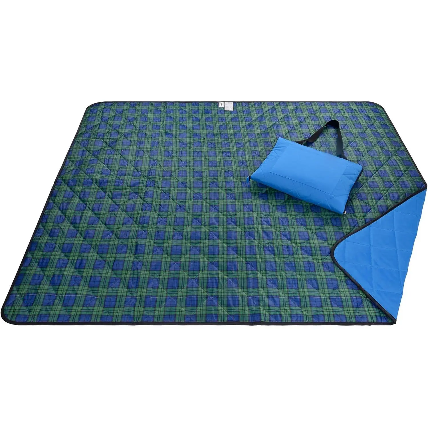 Foldable Water Resistant Picnic Blanket Sandproof Outdoor Mat with Carry Bag for Beach Camping