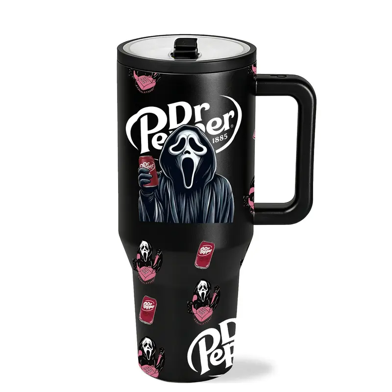 40oz Scream Soda Theme Stainless Steel Insulated Double Wall Mug, Dual-Layer Leak-Proof, Halloween Scary Horror Ghost Design, Keeps Hot 12h Cold 24h, Perfect Gift, Drinkware Flasks, Drinkware Vacuum Flask, Insulated Water Cup, Insulated Cups 40oz Scream Soda Theme Stainless Steel Insulated Double Wall Mug, Dual-Layer Leak-Proof, Halloween Scary Horror Ghost Design, Keeps Hot 12h Cold 24h, Perfect Gift, Drinkware Flasks, Drinkware Vacuum Flask, Insulated Water Cup, Insulated Cups