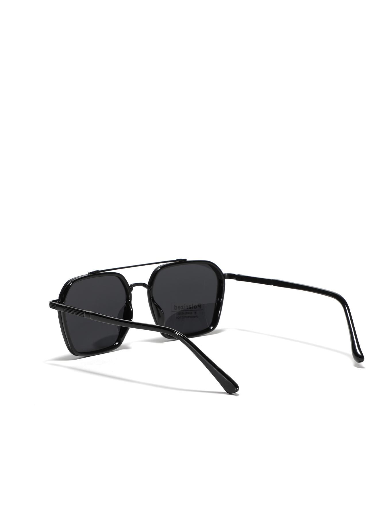 Retro Dual Beam Polarized Glasses, Trendy Casual Glasses for Everyday Use, Fashion Accessories for Outdoor Activities, Lightweight Durable Sunglasses