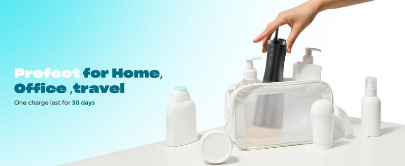 Grift Oral Irrigator Visual Water Flosser C2 with 10 MP Camera, IPX7 Water Tank, 2 Modes, 12 Gears, 350ML Portable Water Tank, Ideal for Gifts - White