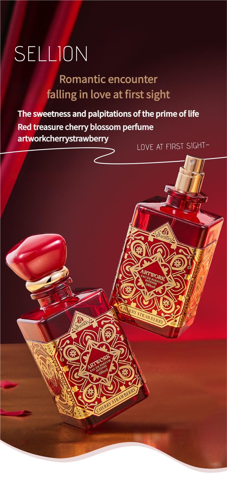 100ML Ruby Perfume, Oriental Food Scented Women's Perfume, Elegant Gift Box, Daily Use, Daily Wear Fragrance, Travel, Christmas Gift