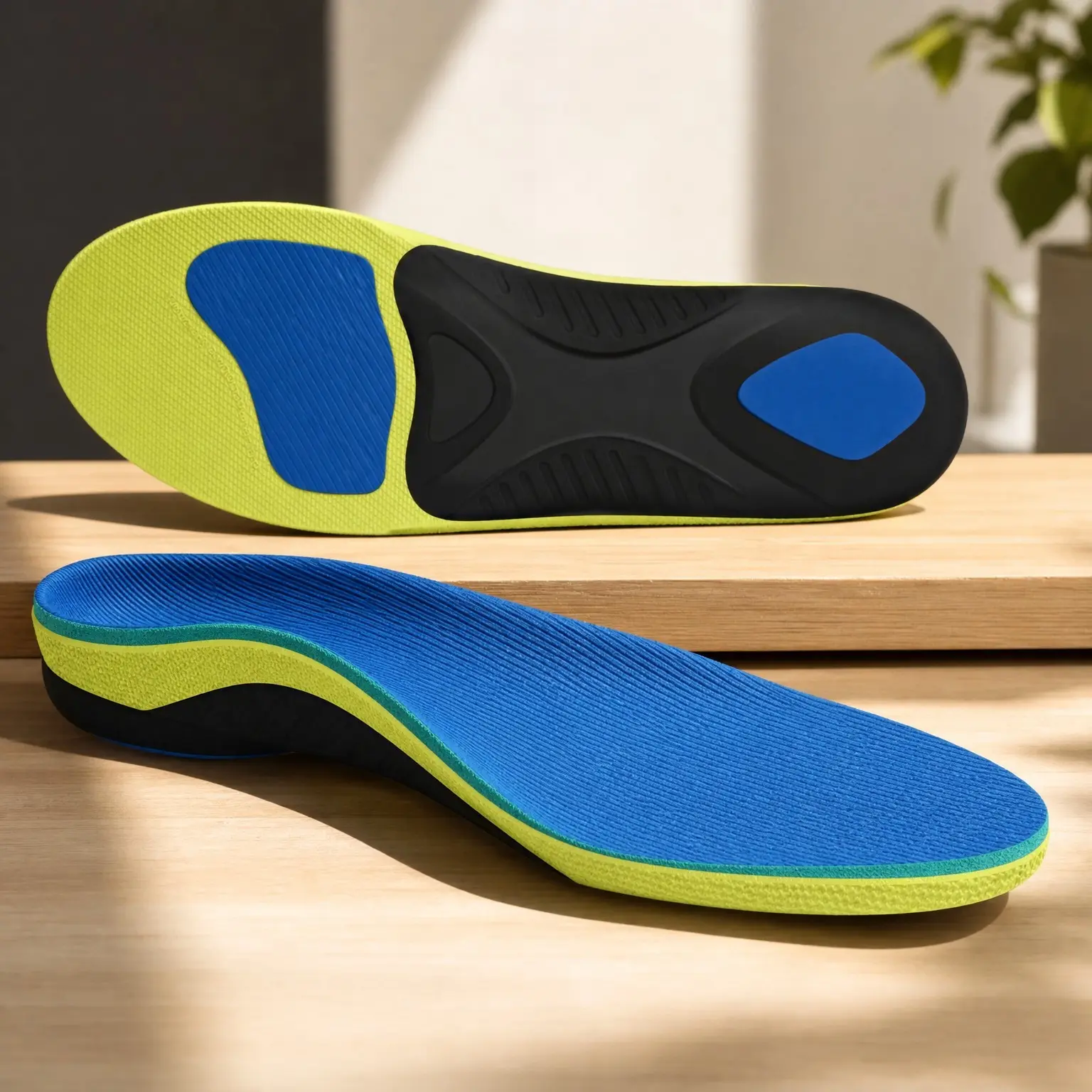 220+ lbs Plantar Fasciitis Insoles with Medium Arch Support for Flat Feet & Overpronation - Heavy Duty Orthotic Inserts, All-Day Standing Comfort Cushion (Men's 11-11.5, Women's 13-13.5)Gift