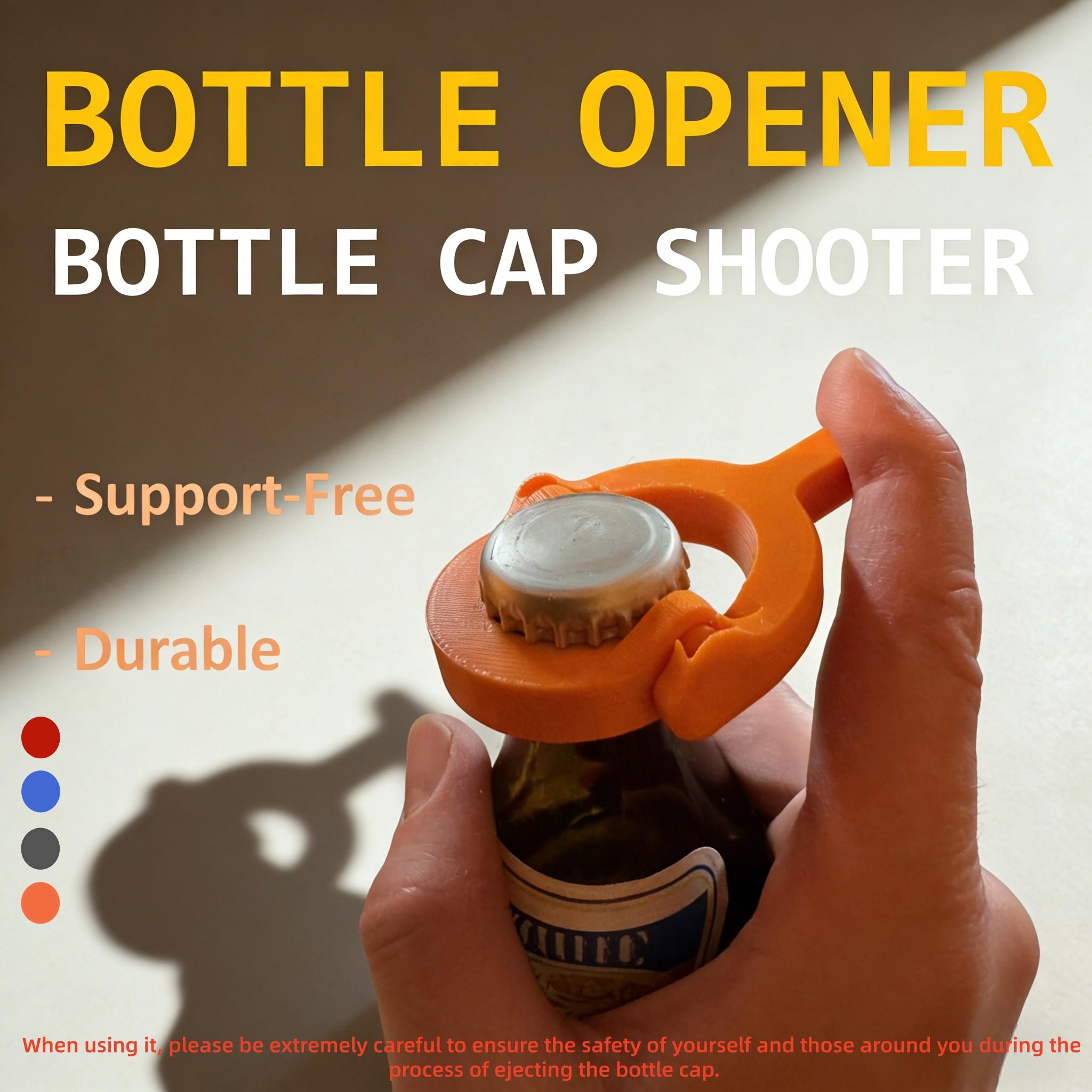 Cross-Border Bestseller Beer Bottle Opener Launcher, Multi-Functional Cap Opener, Fun Projectile Bottle Opener, Home Bar Party Creative Prop
