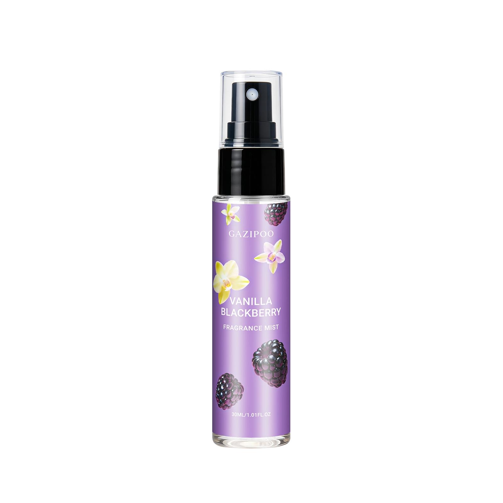 Gazipoo Vanilla Blackberry Perfume Spray 30ML, Aromatic Fruity Fragrance, Basil Lemon Opening, Blackberry Berry Interwoven Vanilla, Woody Musk Ending