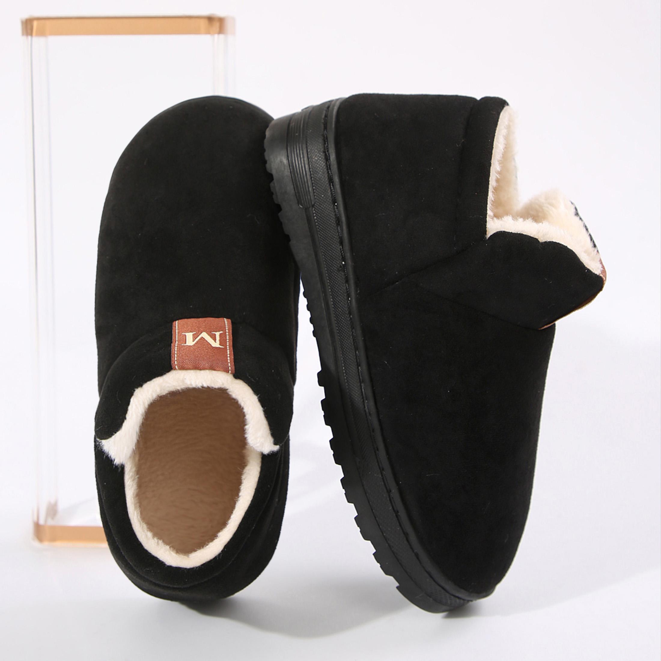 Women's Boots Cozy  Memory Foam Fleece Lined Lightweight And Comfortable Slip-On For Indoor & Outdoor Wear