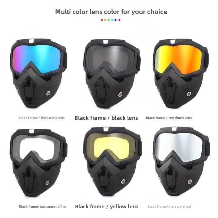Welding protective mask, anti-splash, anti-glare, heat-insulating, anti-fog, labor protection, construction site work goggles, breathable hole mask