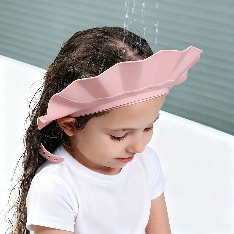 Baby Shampoo Cap, Adjustable Length Shampoo Hat, Multifunctional Shower Cap for Baby, Bathing Accessories for Toddler