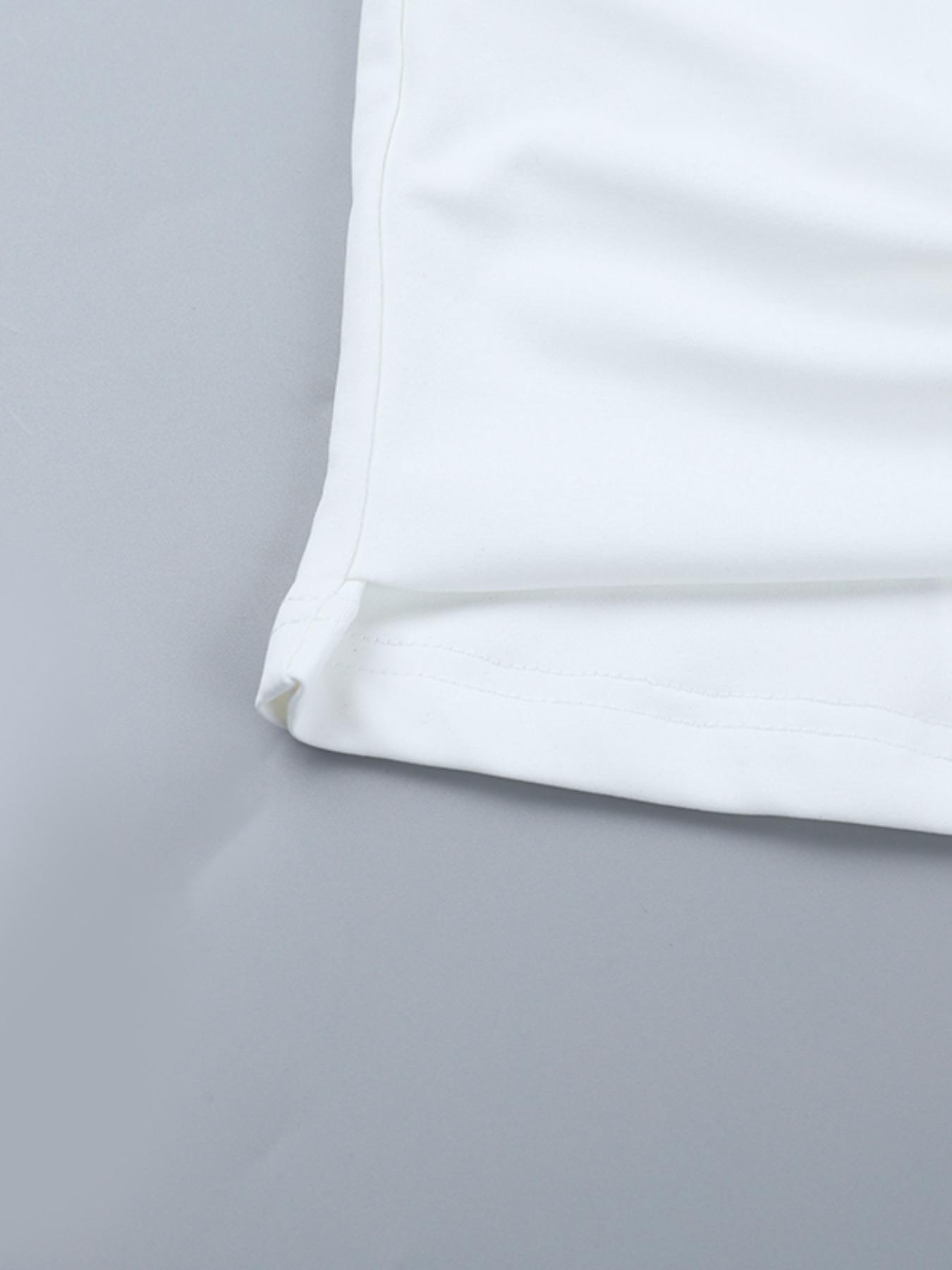 Elegant Women's Long Sleeve Top, Asymmetrical Stylish Plain Design, Perfect for Casual & Formal Wear, Versatile Fashion Essential