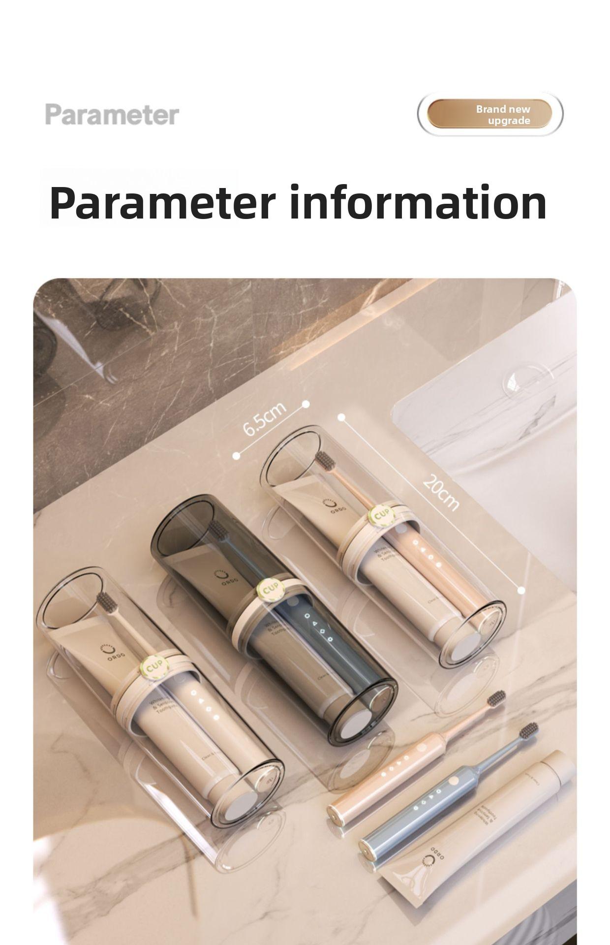 Portable Travel Toothbrush Cup Set for Couples Home Dormitory Use Compact Storage Toothbrush Holder with Drain Hole and Lid Ideal for Travel Camping