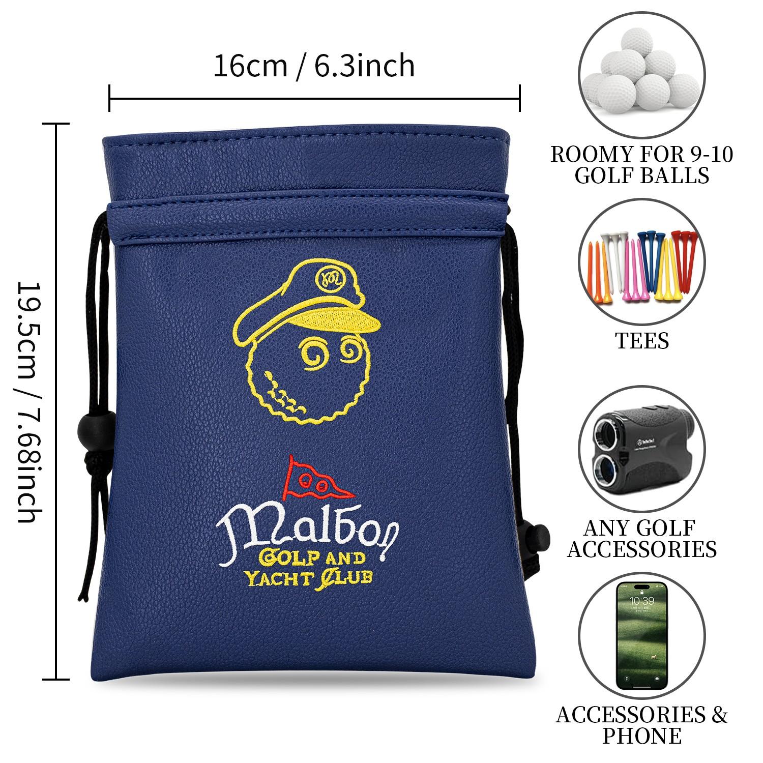 Portable Golf Ball & Stand Bags with Drawstrings Golf Pack, Durable Club Accessories for Men Women, Ideal Gift for Golf Enthusiasts
