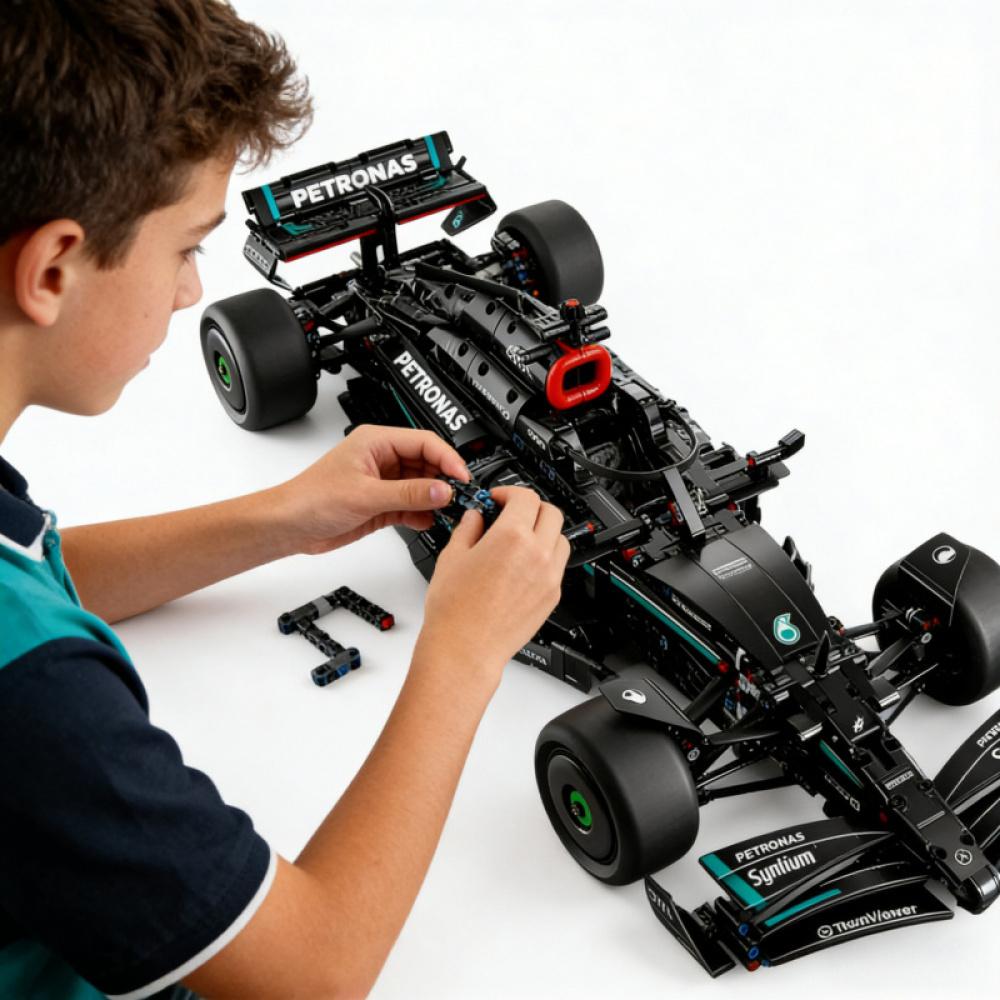 2026 New 1,642 pieces: technical 1:8 scale Formula  car building block set ;  MOCvehicle construction toy; birthday gift and enthusiasts  Build Your Dream  Car  supercar racing car boy's holiday gift High-Speed Racing Car Assembly Toy