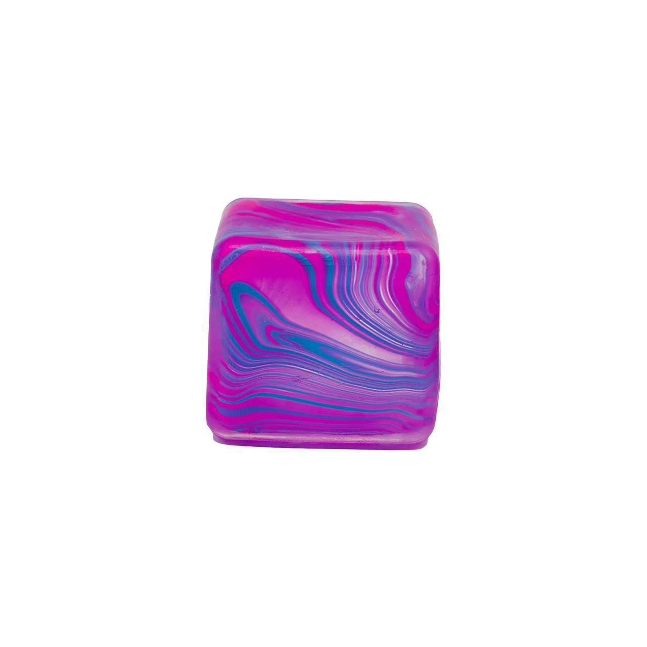 Squishy Stress Relief Toy, Textured Ice Cube Melt-in-Hand Fidget Toy for Anxiety Relief