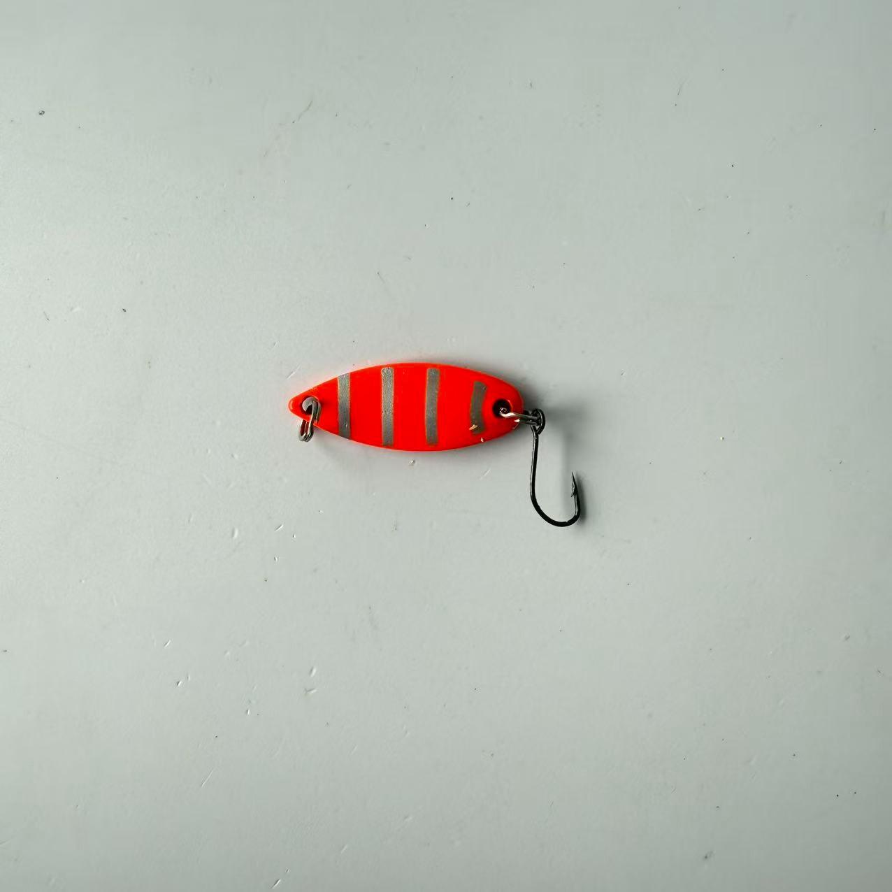 Replica of a Famous Brand, Bestseller, 1 Piece, Micro-Object Mouth Copper Colored Metal UV Glow Focusing on Walleye Bait, Suitable for Freshwater and Saltwater Fishing Accessories, Fishing Gear, and Supplies