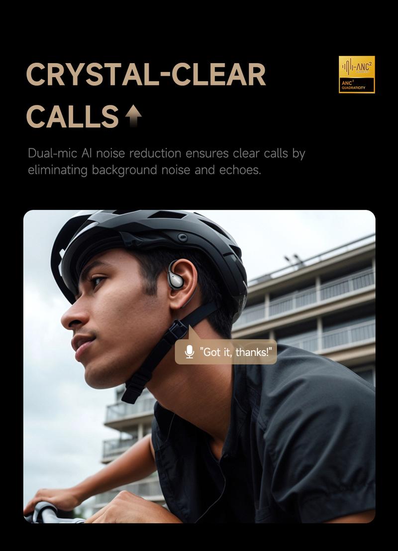 Picun T61 Wireless Bone Conduction Headphones, OWS Open Ear Earbuds with Earhooks, Bluetooth 5.4, Deep Bass, Lightweight & Sturdy, 25Hrs Playtime, IPX6 Waterproof, for Cycling Yoga Gym Workouts