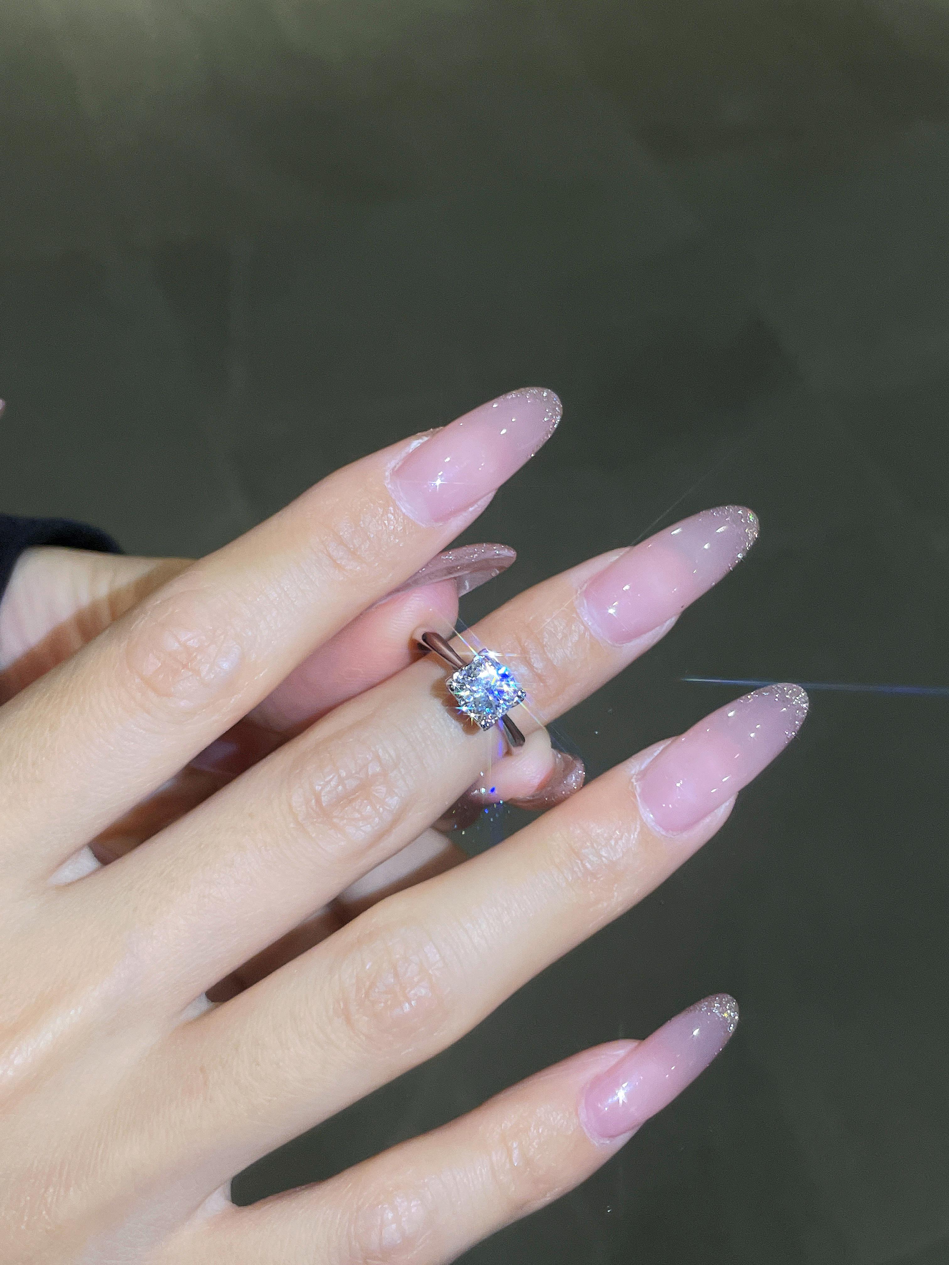 【#346 Today's Special】 Classic Four-prong Floating Round Brilliant Synthetic Moissanite in 925 Sterling Silver Jewelry 【#346 Today's Special】 Classic Four-prong Floating Round Brilliant Synthetic Moissanite in 925 Sterling Silver Jewelry