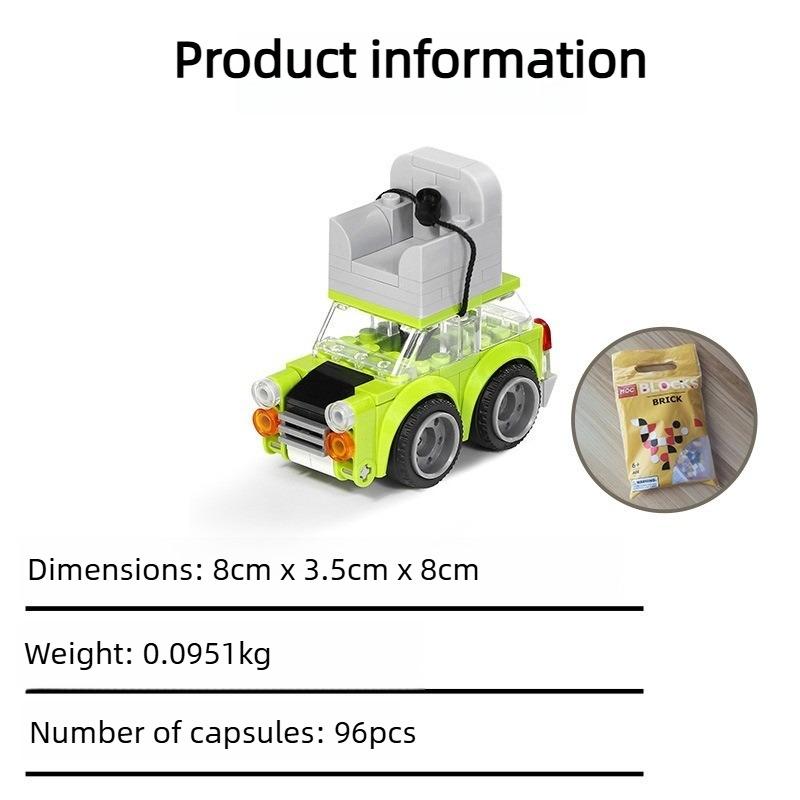 Mr. Bean's Car with Sofa Compatible Lego Building Blocks Educational Toy